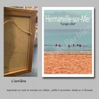 Affiche hermanville 3 toile
