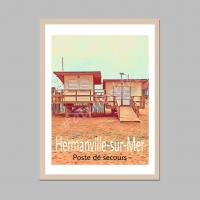 Affiche hermanville sur mer 2
