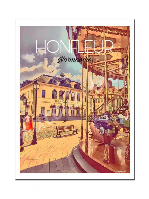 Affiche honfleur 17