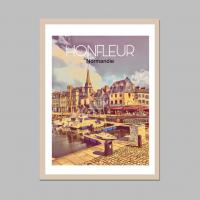Affiche honfleur16