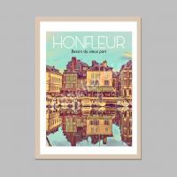 Affiche honfleur5