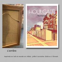 Affiche houlgate 8 toile
