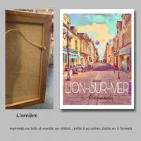 Affiche lion6 toile
