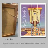 Affiche lion9 toile