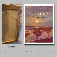 Affiche normandie1 toile