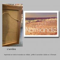 Affiche normandie3 toile