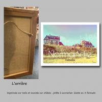 Affiche normandie8 toile