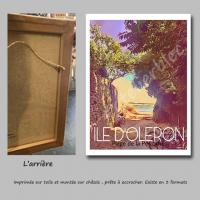 Affiche oleron1 toile