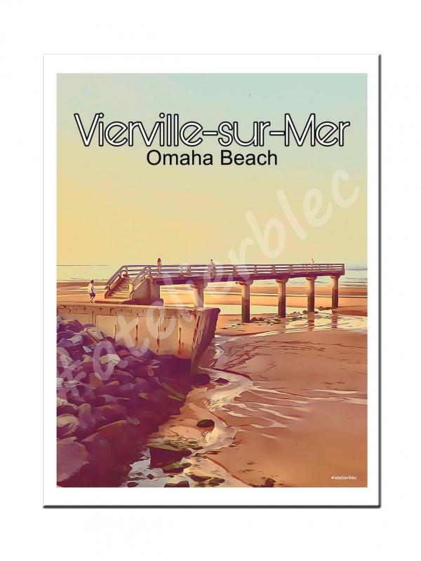 Affiche omaha 3 vierville 1