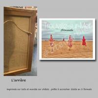 Affiche trouville13 toile