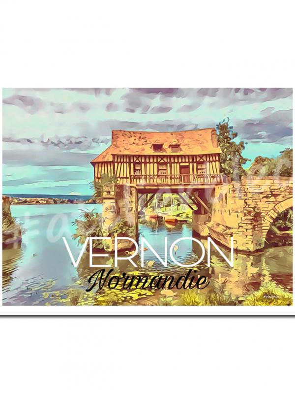 Affiche et magnet Vernon1