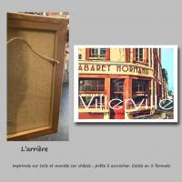 Affiche villerville1 toile