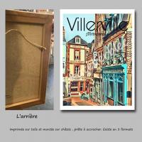 Affiche villerville2 toile
